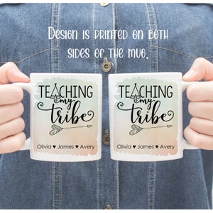 Homeschool Mom Large 15 oz Size Mug Gift for Homeschool Mom Tumbler Also Available Gift for Mother's Day Teaching My Tribe image 7