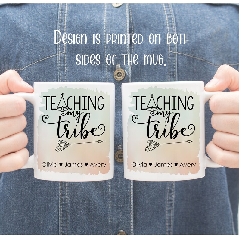 Homeschool Mom Large 15 oz Size Mug Gift for Homeschool Mom Tumbler Also Available Gift for Mother's Day Teaching My Tribe image 7