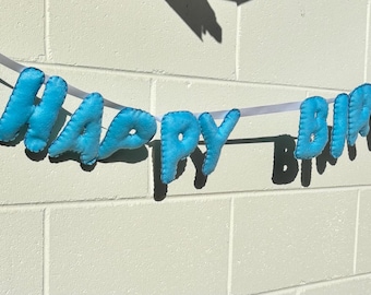 Plain Happy Birthday Banner