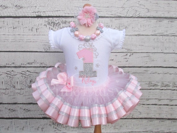 winter wonderland 1st birthday outfit