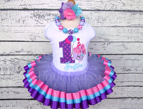 purple first birthday outfit