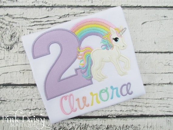 Unicorn personalized Embroidered shirt