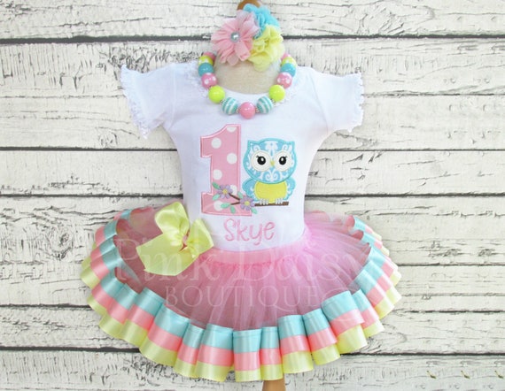 owl first birthday outfit