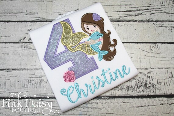 mermaid 4th birthday outfit