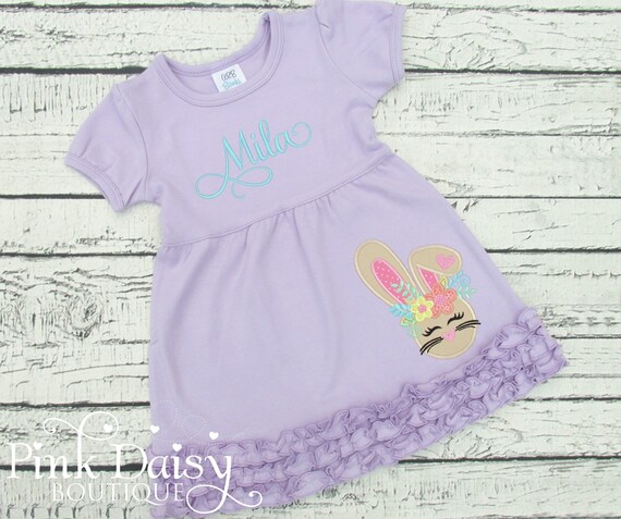 baby girl purple easter dress