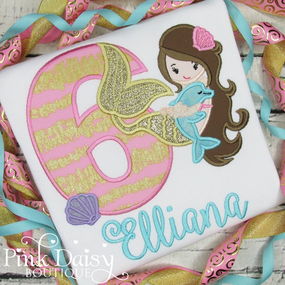 mermaid 6th birthday outfit