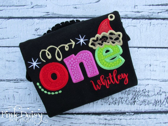 pink and green santa hat