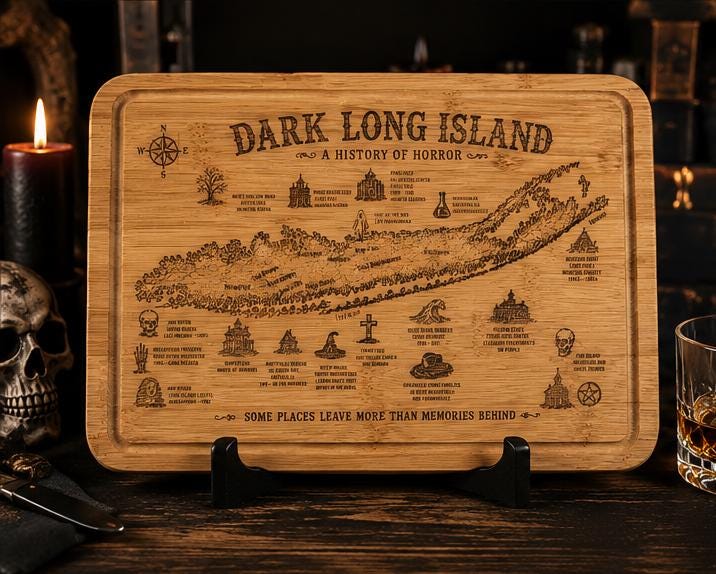 Dark Long Island Cutting Board
