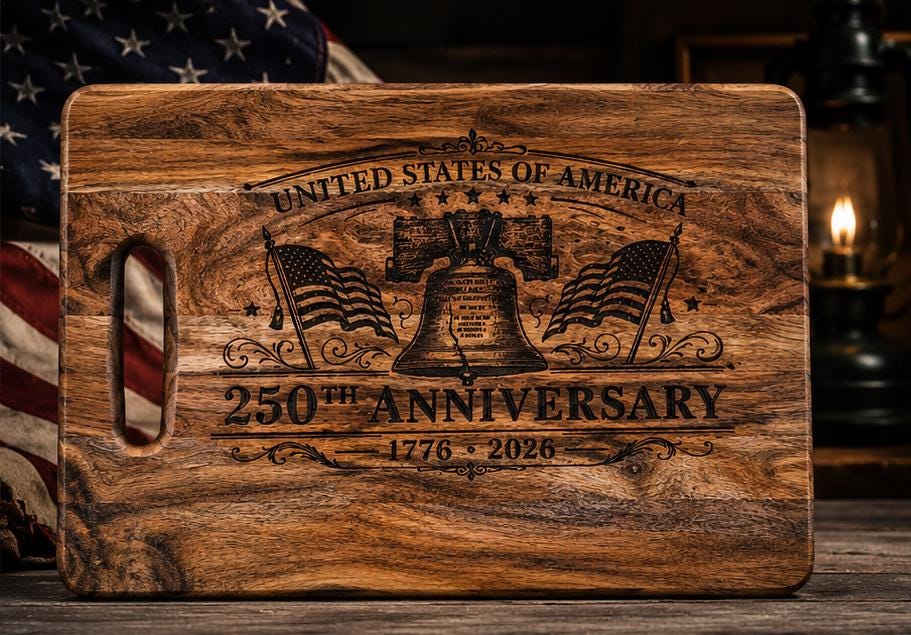 250th Anniversary Patriotic Charcuterie Board