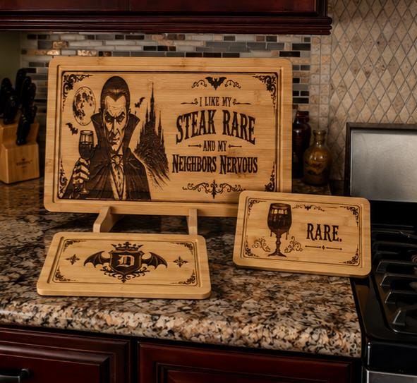 Dracula Cutting Board