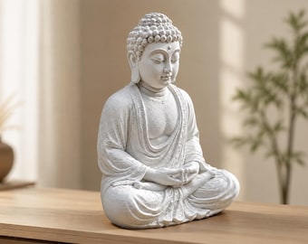 Meditating Buddha Statue – Peaceful Zen Ornament, Spiritual Home Décor & Mindfulness Gift