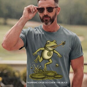 Rolig groda-t-shirt, gåva till mjukvaruutvecklare, kodningshumor, programmerare, torr humor
