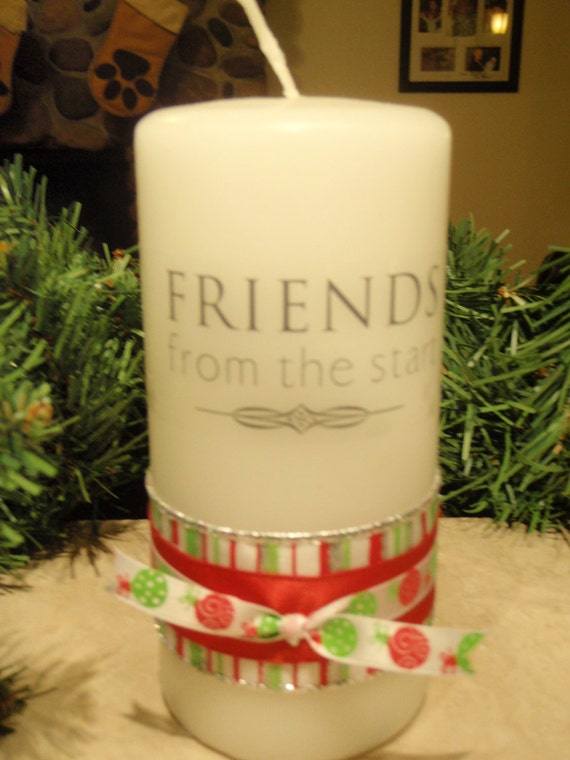 Items similar to Decorative Holiday Candles on Etsy