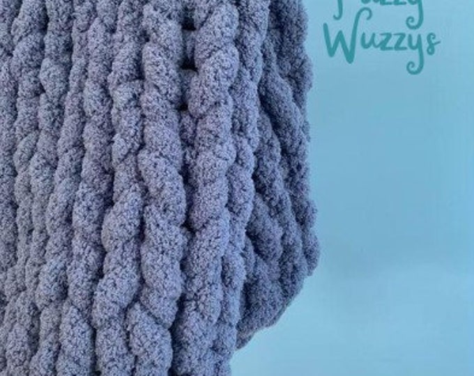 Chenille Fuzzy Blanket, Chunky Knit Throw, Thick Cable Knit Weighted Blanket, Soft Fluffy & Cozy Decor for Home Farmhouse, Gift for Father