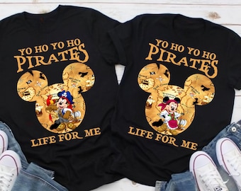 Camiseta Disney Pirates 2026, Camiseta Mickey Minnie Pirates 2026, Camiseta unisex para niños y adultos Disney Cruise 2026