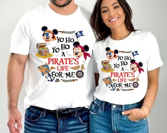 Disney Pirates T-Shirt 2026, Mickey Minnie Pirates 2026 Shirt, Disney Cruise 2026 Kids Adult Unisex Tee Top