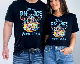 Camiseta personalizada de Disney On Ice 2026, Camiseta del viaje a Disney On Ice 2026, Camiseta unisex a juego para niños y adultos de Disney