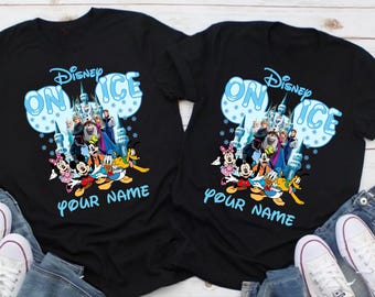 Camiseta personalizada de Disney On Ice 2026, Camiseta del viaje a Disney On Ice 2026, Camiseta unisex a juego para niños y adultos de Disney