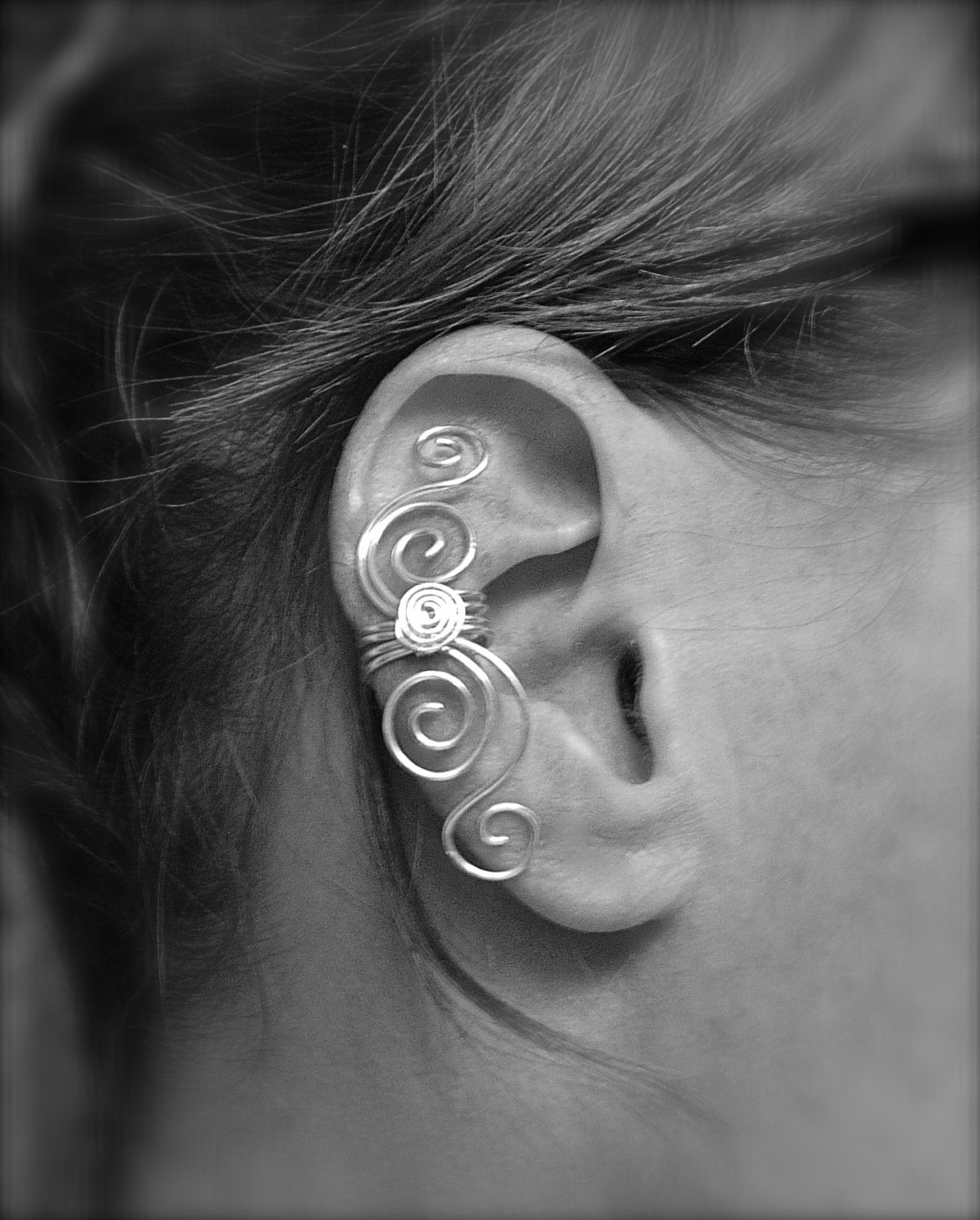 Silver Ear Cuff Gold Ear Cuff Ear Wrap Large SINGLE Ear Etsy