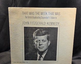 Disco de vinilo homenaje de la BBC a John F. Kennedy