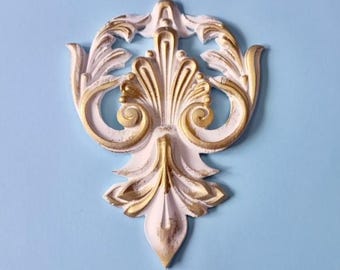 Élément en plâtre stuc « Damas » - 11,7 x 8,5 cm