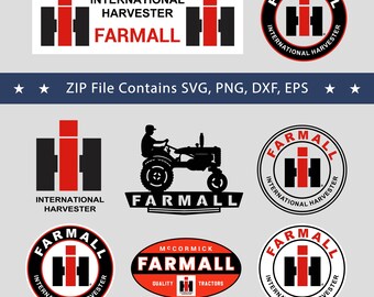 Farmall - SVG - Ready to Use for Cricut - Transparent Background - High ...