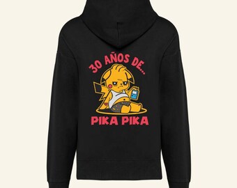 Sudadera Mucho Pika Pika Negra