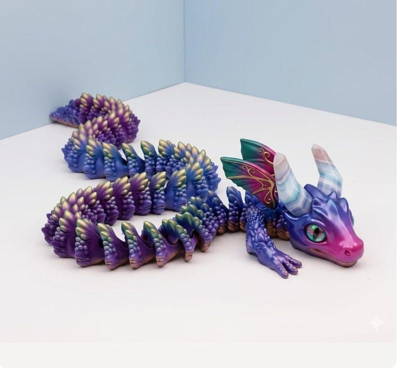 100+ Flexi Animal STL Bundle | Articulated Creature Collection | Flexi Fish, Shark, Articulated Octopus | 3D Printed File | Instant Download image 4