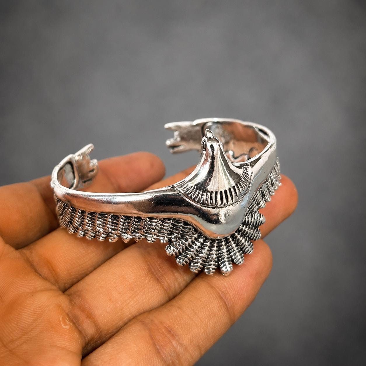 Native Eagle Bangle - Etsy