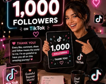 Boostez votre nombre d'abonnés TikTok avec 1000 abonnés ! Service de croissance active et réelle. Abonnés de haute qualité, garantis et sans perte.