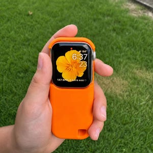 Apple Watch iPod Hülle | Armbanduhr Mini Phone Adapter | 40 41 42 44 45 46 und 49mm | Verwandeln Sie die Apple Watch in ein winziges Telefon | Geschenk für Jogger