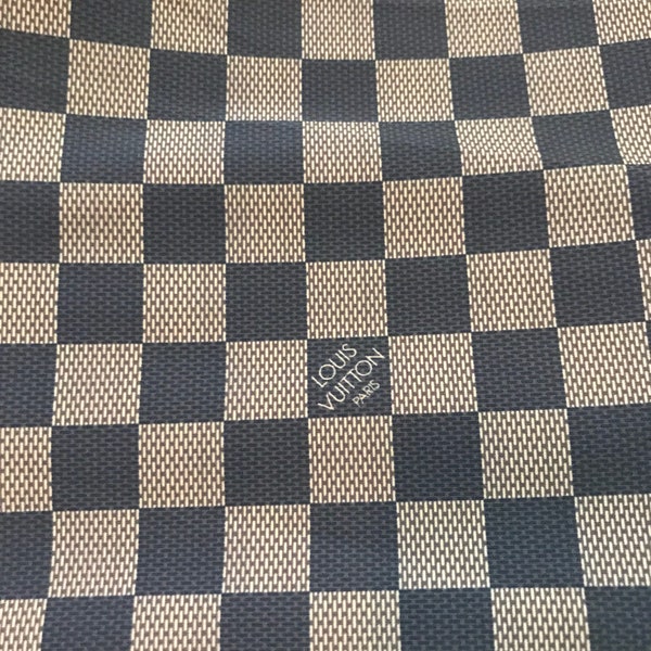 Damier LV inspired fabric