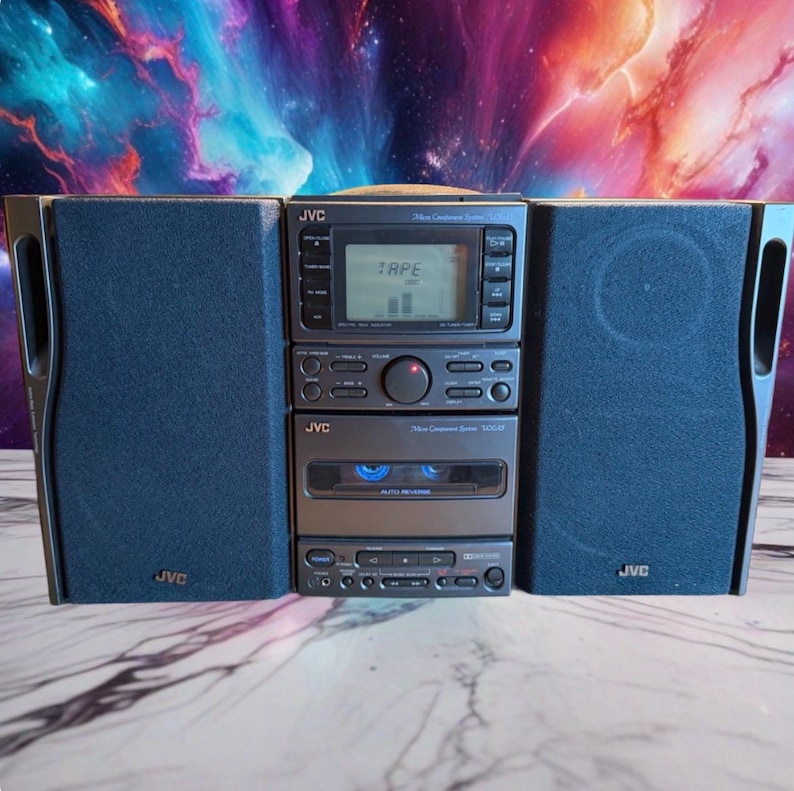 JVC UX-A5 Complete Micro Component System Am FM Stereo Cd Tape Deck ...