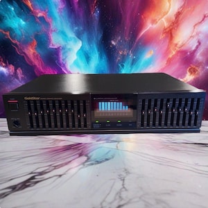 GoldStar GSQ-9310 Stereo Graphic Equalizer Spectrum Analyzer Serviced X Rare