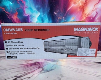 Magnavox CMWV405 VCR VHS Player Brand New In Box Never Used! Very Rare!