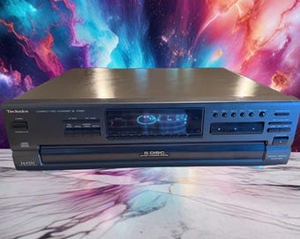 Technics SL-PD887 5-Disc CD Changer Player MASH Digital Optical Serviced Cleaned