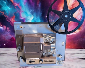 Bell and Howell Movie Projector 356A Autoload 8 mm Super 8 Motor Works!