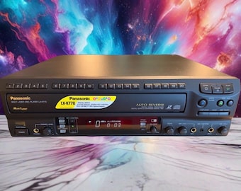 Panasonic LX-K770 Auto-Reverse LD CD Player Mint Condition Fully Tested Auto Flip Extremely Rare!!