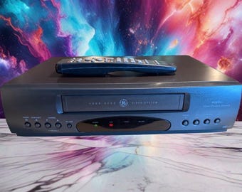 GE VG4062 Four-Head VCR Player Tested Working With REMOTE Tested & Cleaned