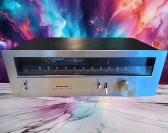 Pioneer Tx 608 Fm/Am Stereo Tuner (Beautiful) FULL FRESH SERVICE Rare Black!
