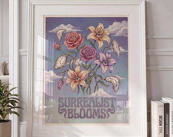 Surrealist Blooms poster