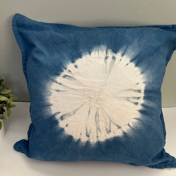 Indigo Batik Pillow Etsy