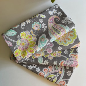 Cloth Napkins Large Dinner Boho 16x16&quot; | Boho | Everyday | Paisley | Host or Housewarming Gift | Reusable |100% Cotton