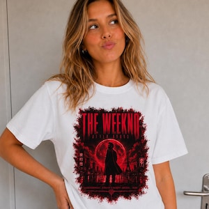 The Weeknd After Hours Concert T-Shirt – Amsterdam 2026 Tour Merch