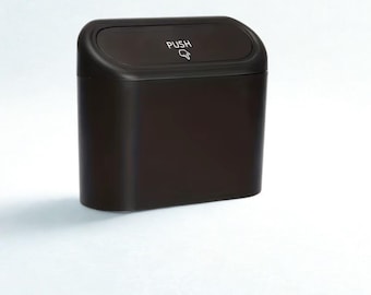 Bilpapperskorg Mini bilsoptunna Bilorganisatör Läckagesäker fordonsavfallsbehållare Bilinredningstillbehör