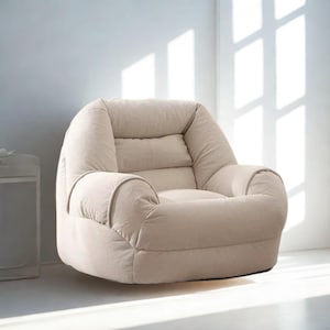 Fauler Sofa Stuhl Tatami Boden Stuhl Gemütlicher Lounge Sitz für Schlafzimmer Balkon kleine Wohnung Wohnzimmer