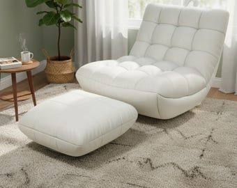 Wandelbare Sofa Stuhl Faltbare Boden Couch Faule Sofa Bett für Kleine Wohnzimmer Balkon Lese Lounge Sitz
