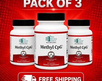 3x Methyl CpG 60ct by Ortho Molecular – Daily Nutritional Support