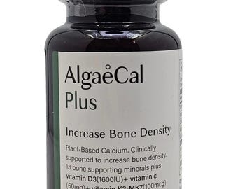 AlgaeCal Plus Stronger Bones Veggie Capsules Dietary Supplement – Algae Cal 120 Capsules