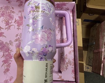 Stanley Love Shack Fancy Quencher - Happy Thoughts Rosa Beaux Purple 40 oz